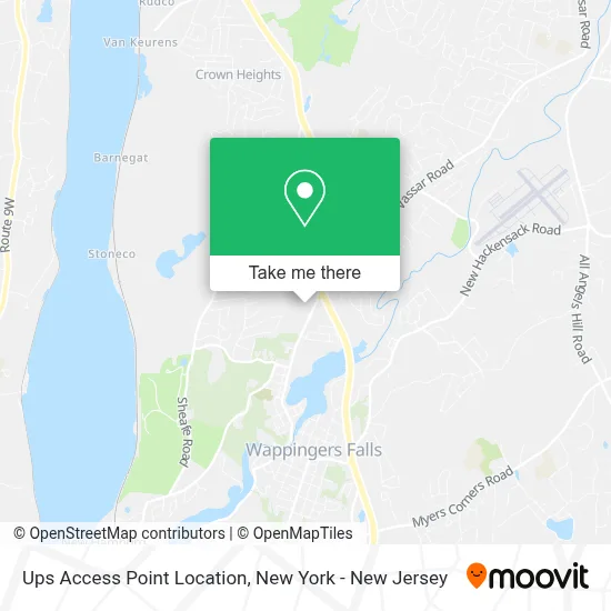 Ups Access Point Location map