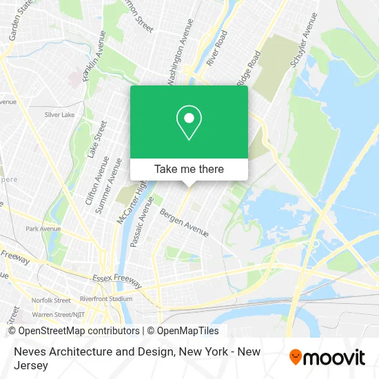 Neves Architecture and Design map