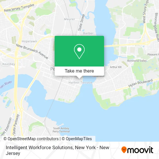 Intelligent Workforce Solutions map