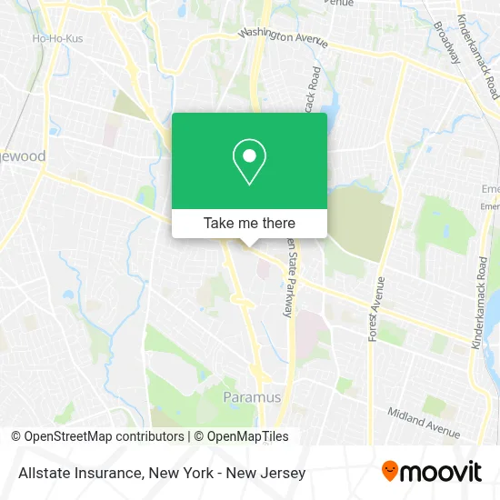 Allstate Insurance map