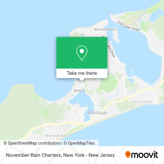 November Rain Charters map