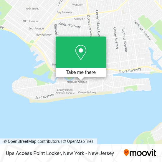Ups Access Point Locker map