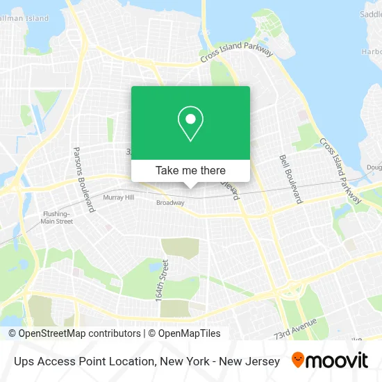 Ups Access Point Location map