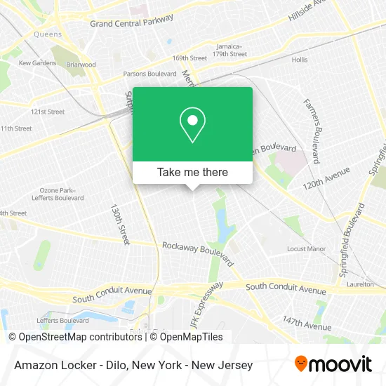 Amazon Locker - Dilo map