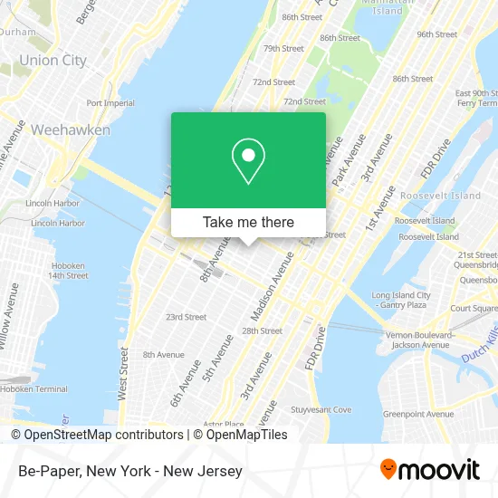 Be-Paper map