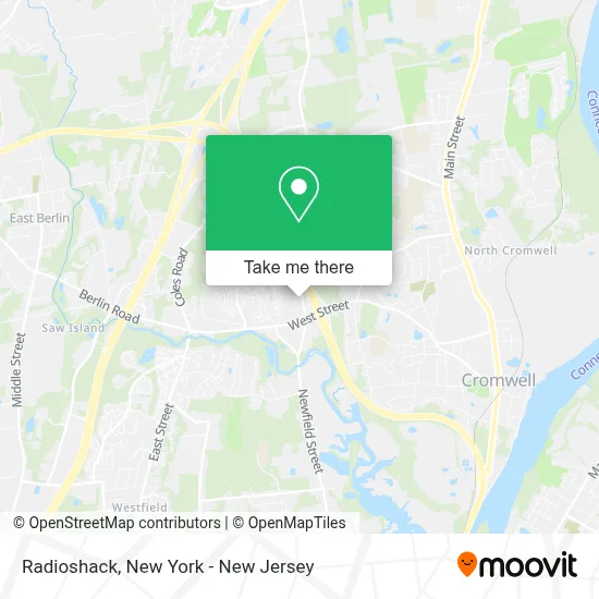 Radioshack map
