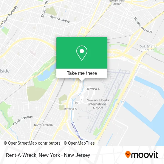Rent-A-Wreck map