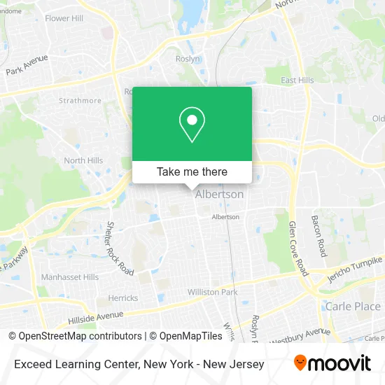 Exceed Learning Center map