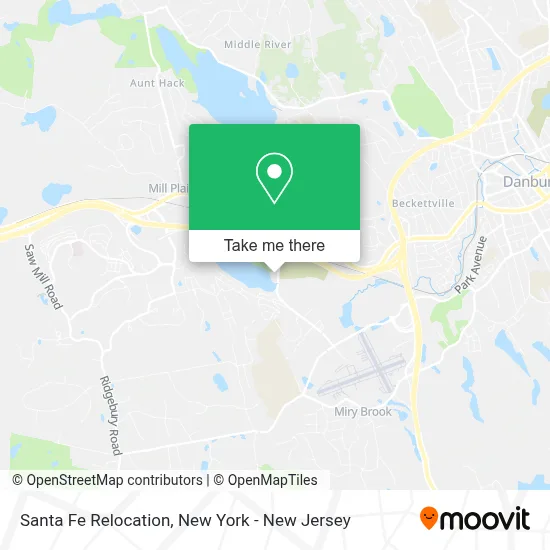 Santa Fe Relocation map