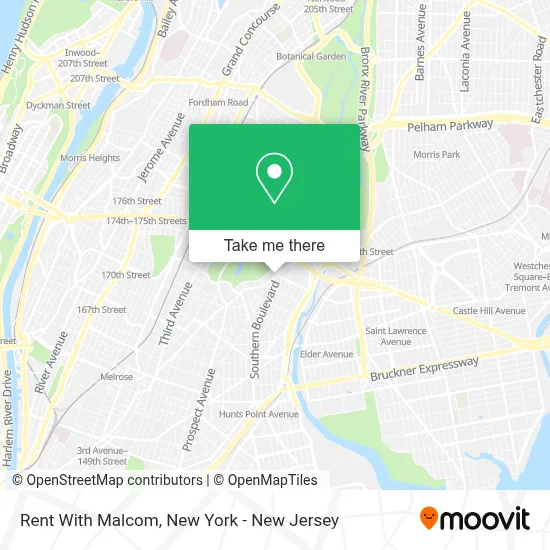Rent With Malcom map