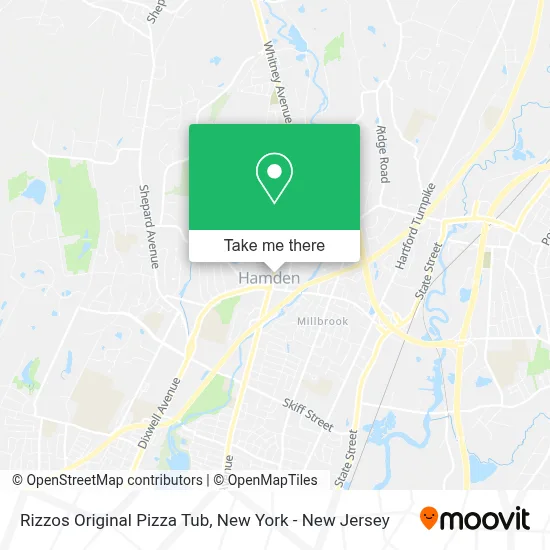 Rizzos Original Pizza Tub map