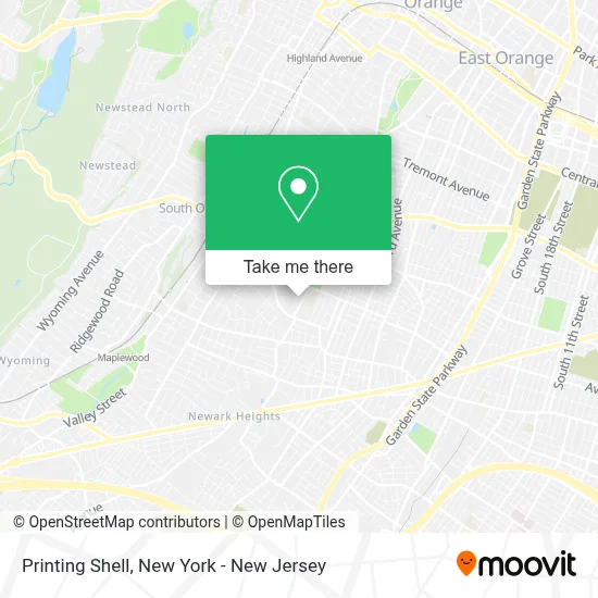 Printing Shell map