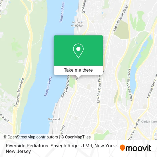 Riverside Pediatrics: Sayegh Roger J Md map