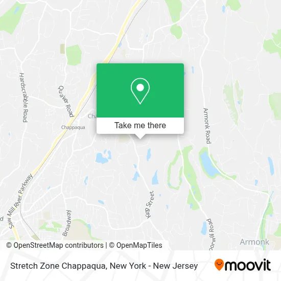 Stretch Zone Chappaqua map
