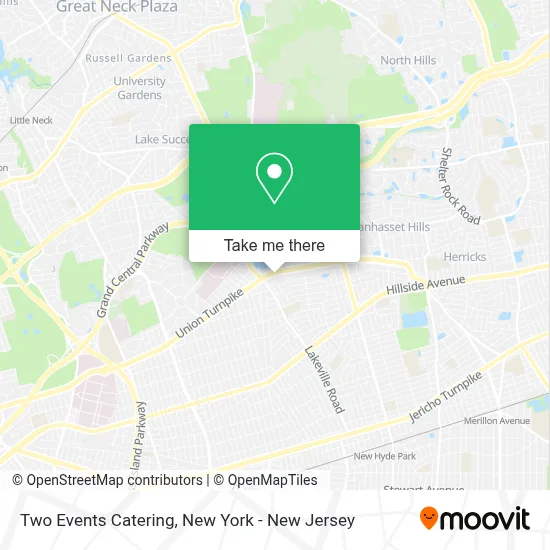Two Events Catering map