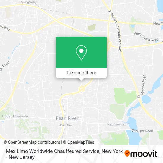 Mex Limo Worldwide Chauffeured Service map