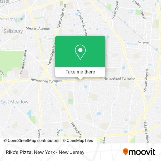 Riko's Pizza map