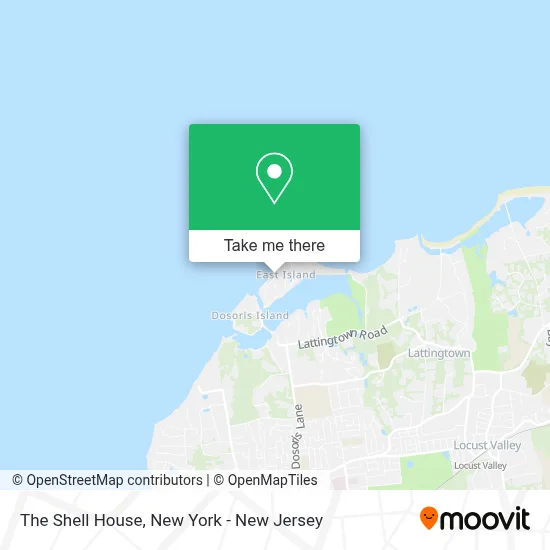 The Shell House map