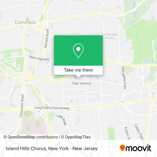 Island Hills Chorus map