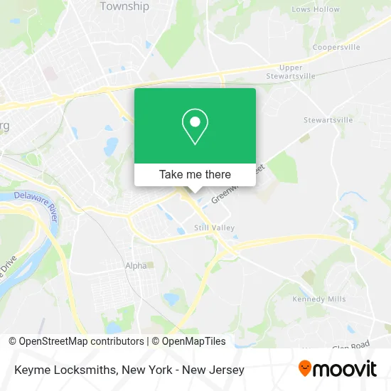 Keyme Locksmiths map