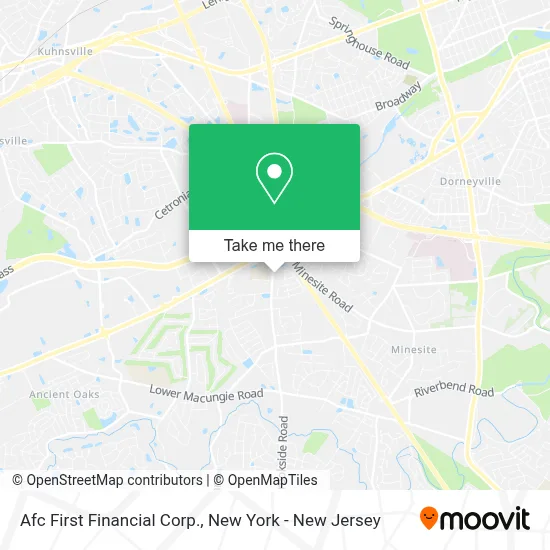 Afc First Financial Corp. map