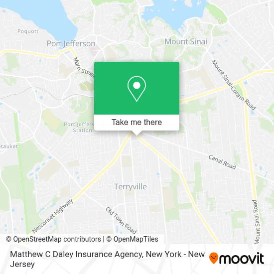 Matthew C Daley Insurance Agency map