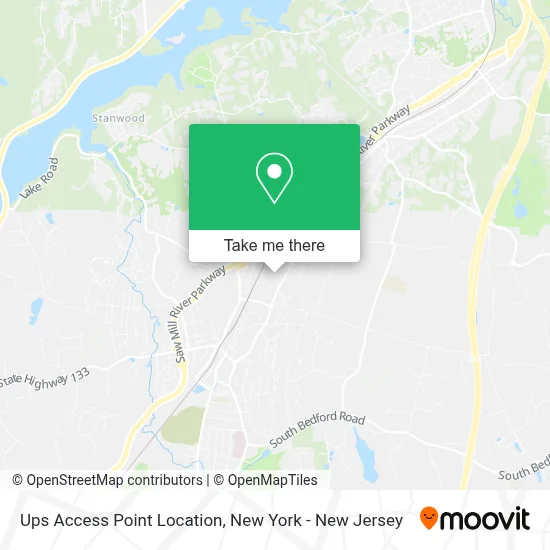Ups Access Point Location map
