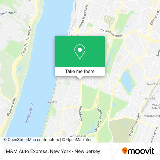 M&M Auto Express map