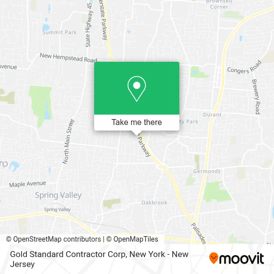Gold Standard  Contractor Corp map
