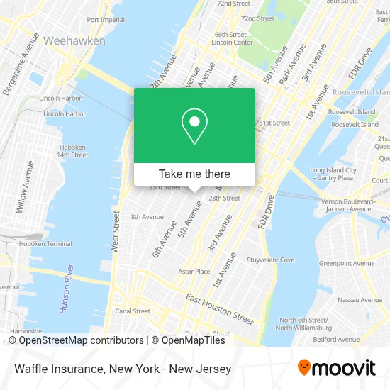 Waffle Insurance map