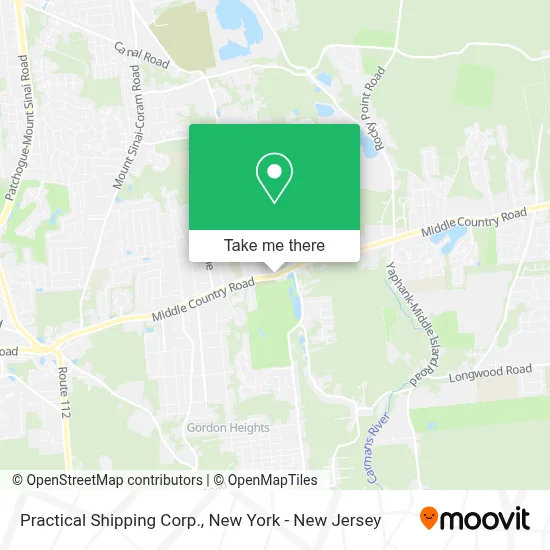 Practical Shipping Corp. map