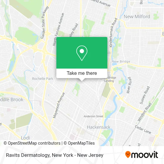 Ravits Dermatology map