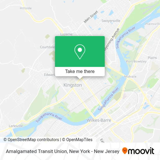 Amalgamated Transit Union map