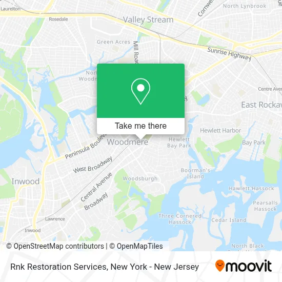 Rnk Restoration Services map
