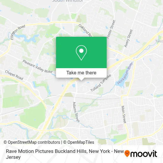 Rave Motion Pictures Buckland Hills map
