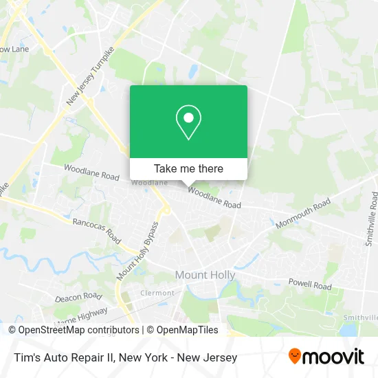 Tim's Auto Repair II map