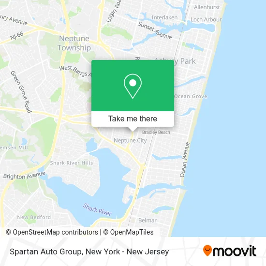 Spartan Auto Group map