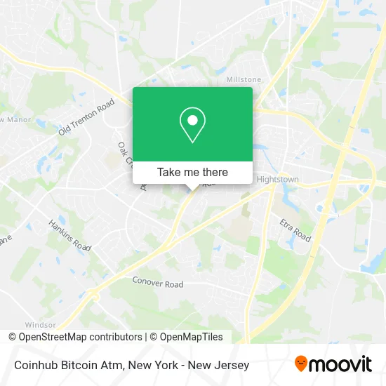 Coinhub Bitcoin Atm map