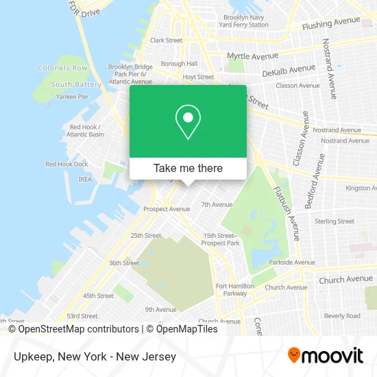 Upkeep map