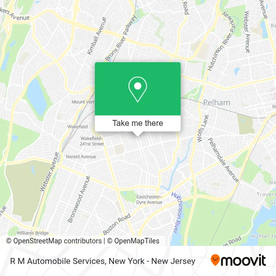 R M Automobile Services map