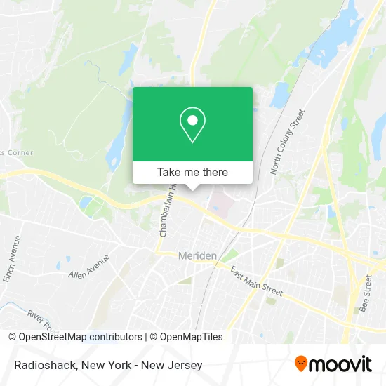 Radioshack map