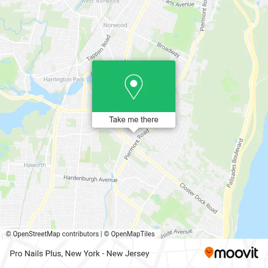 Pro Nails Plus map