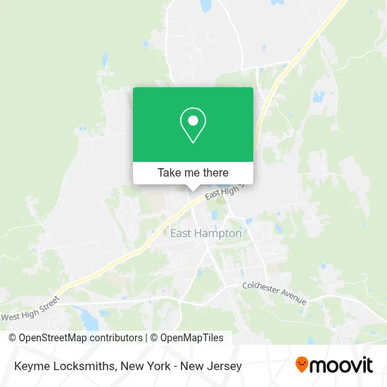 Keyme Locksmiths map