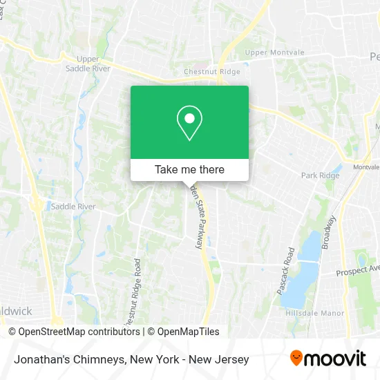 Jonathan's Chimneys map