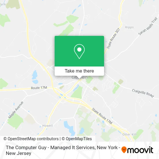 The Computer Guy - Managed It Services map