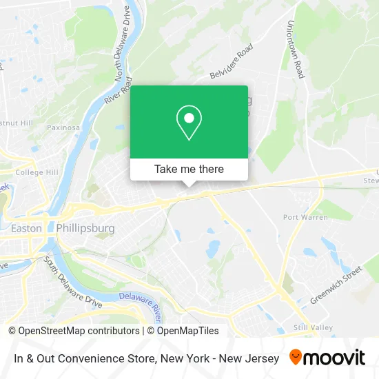 In & Out Convenience Store map