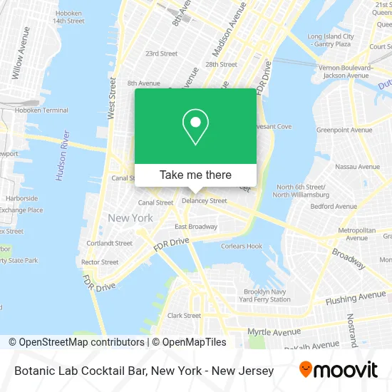 Botanic Lab Cocktail Bar map