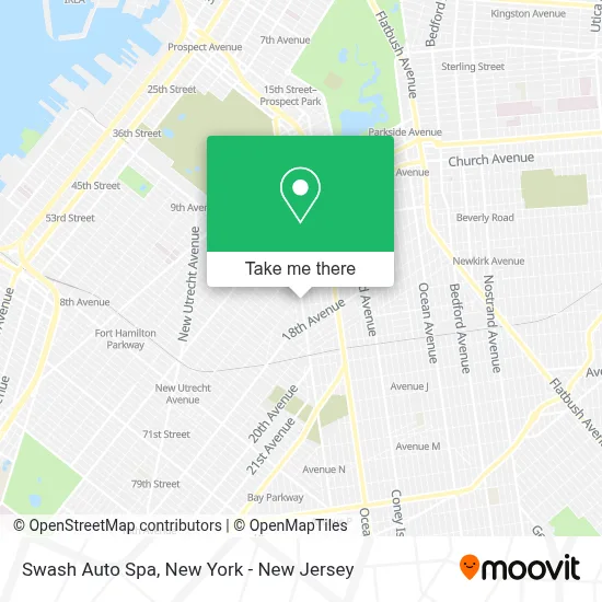 Swash Auto Spa map