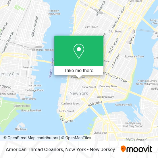 American Thread Cleaners map