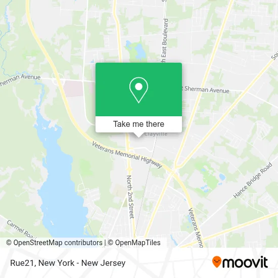 Rue21 map